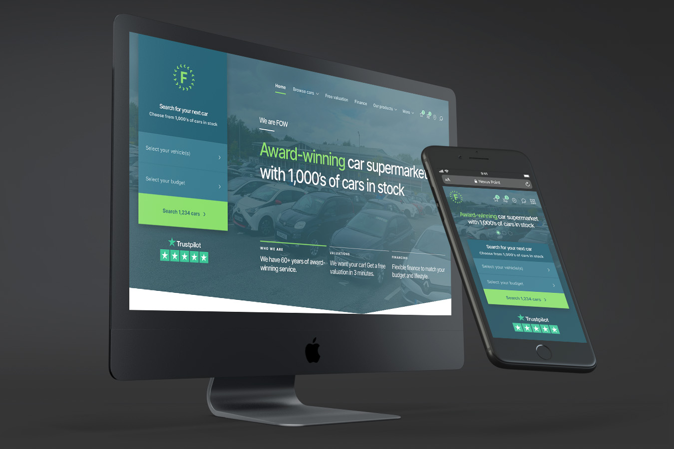 The Fords of Winsford website built by Nexus Point