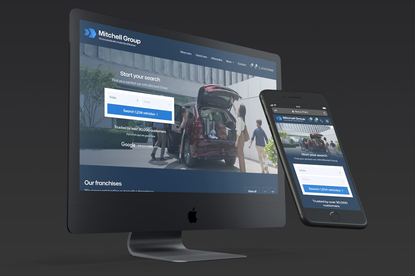 The Mitchell Group website built by Nexus Point