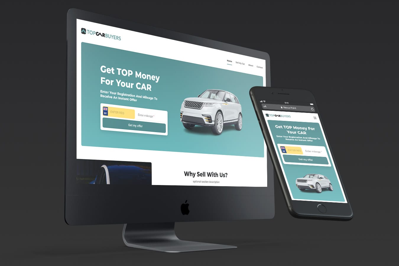 The Top Car Buyers website built by Nexus Point